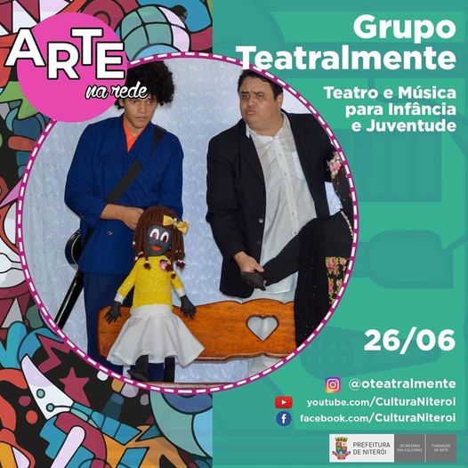 “Menino de Cor”, na programação do Arte na Rede do Cultura Niterói