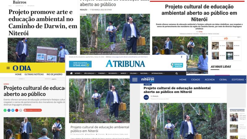 Teatralmente no projeto Ecoarte no Caminho Darwin