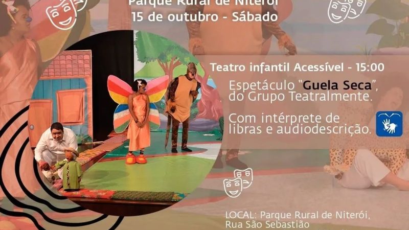 “Guela Seca”, com entrada gratuita, no Parque Rural de Niterói
